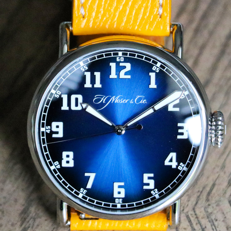 H. Moser & Cie Heritage Centre Seconds Funky Blue (Ref 8200-1201)
