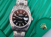 Hand-Engraved Rolex DateJust Ref 126300