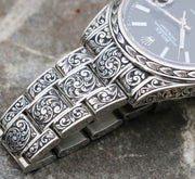Hand-Engraved Rolex DateJust Ref 126300